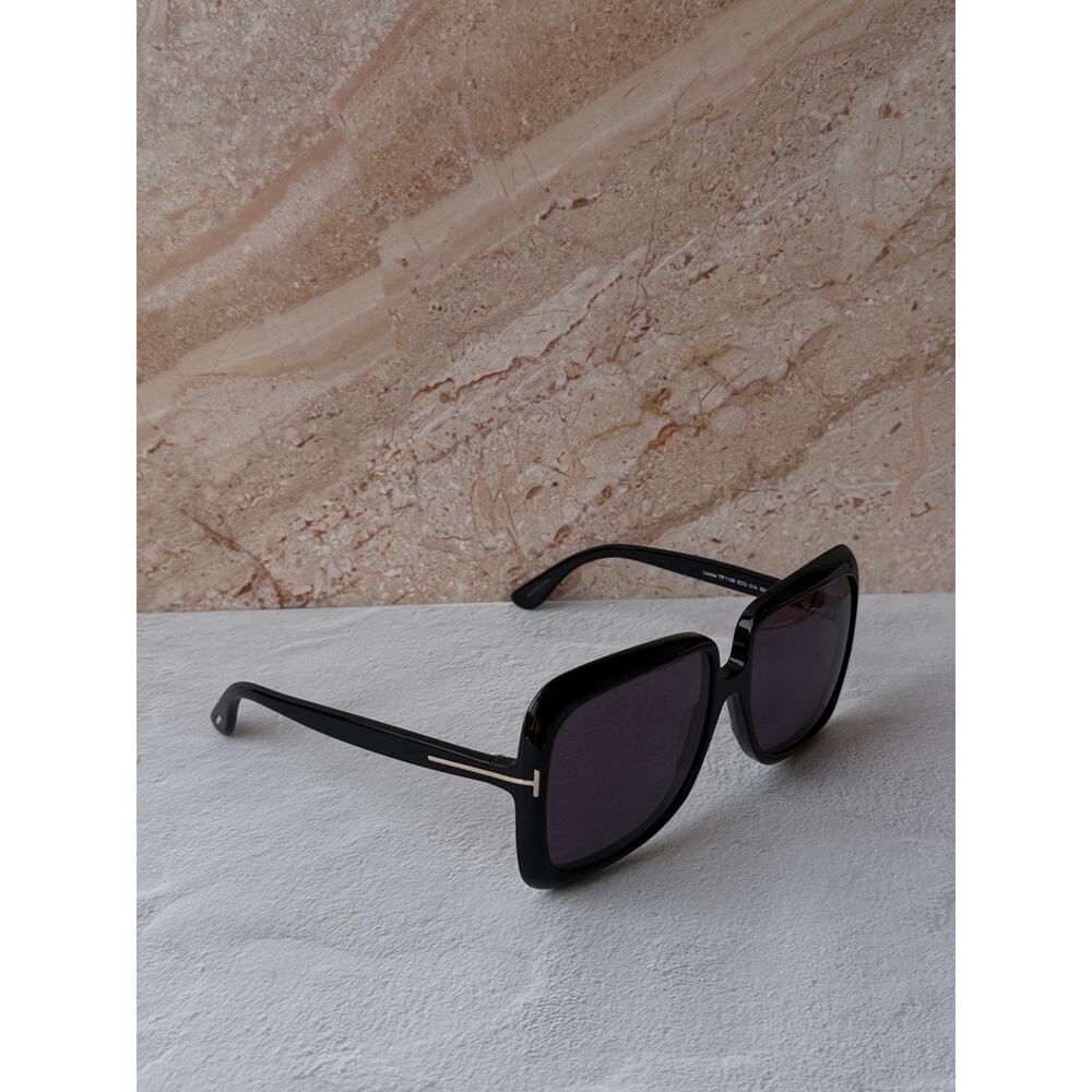 NEW Tom Ford TF1156 Lorelai Black Oversized Sunglasses $600 - Picture 4 of 7